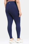 Zelocity True Curv Quick Dry Gym Leggings - Blue Depth — thumbnail 3